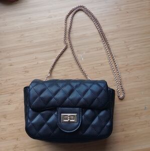 Forever 21 Chain Quilted Crossbody Bag